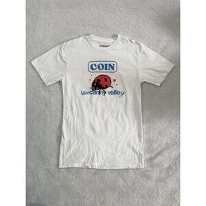 Rare COIN Uncanny Valley 2022 Concert Tour Short-Sleeve Tee White Large See Pics